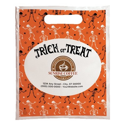 Halloween Scatter Design 2 Plastic Bag (7.5" x 9")